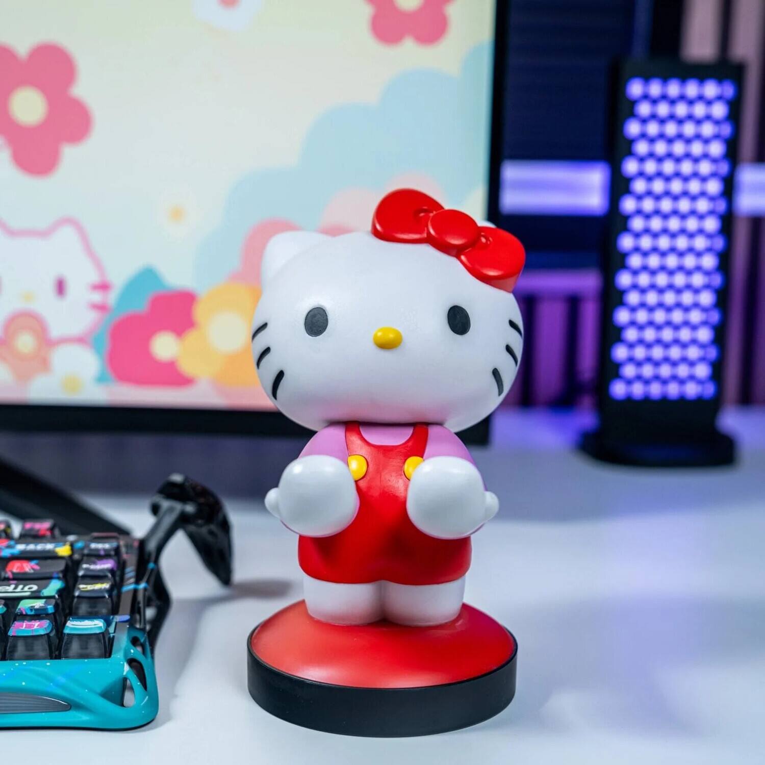Alt View 3. PopMarket - Sanrio - Cable Guys - Hello Kitty Controller Holder & Phone Stand   - COLLECTIBLES - Multicolor.