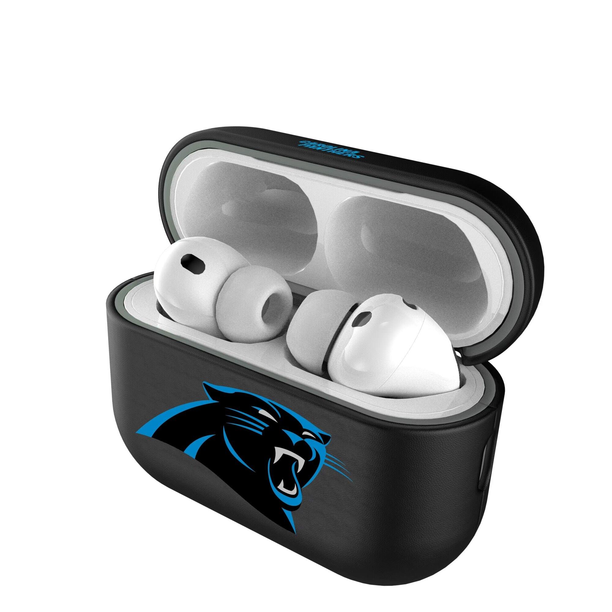 Alt View 3. Keyscaper - Carolina Panthers AirPods Pro 3rd Generation Case Cover - No Size - Black.
