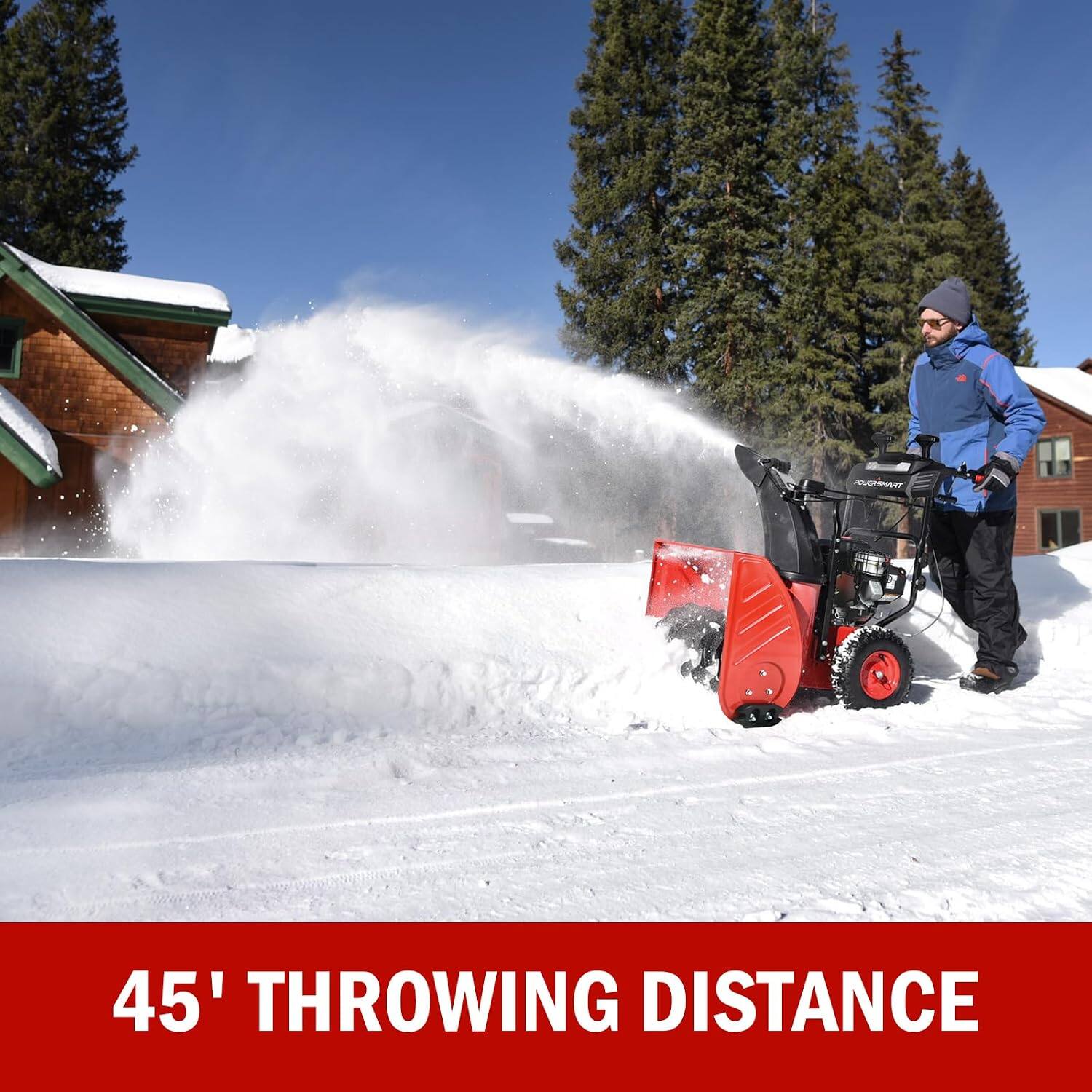 45' THROWING DISTANCE
