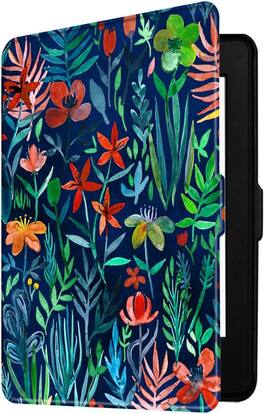 Fintie - Slimshell Case for 6" Kindle Paperwhite 2012-2017 (Model No. EY21 & DP75SDI) Lightweight PU Leather Hard Shell Cover - Jungle Night