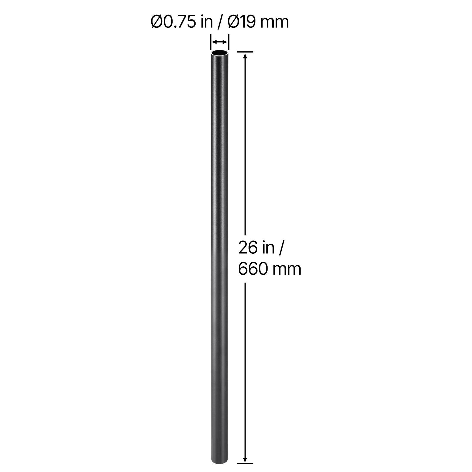 00.75 in / 019 mm
26 in / 660 mm