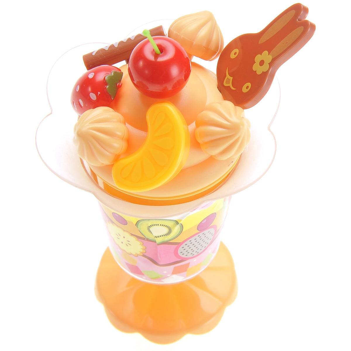 Alt View 4. JuzToys - 75pcs DIY Birthday Cake Toy Set – Make Your Own Cake Kit for Kids, Pretend Kitchen Play Food Cutting Toy - Multi.