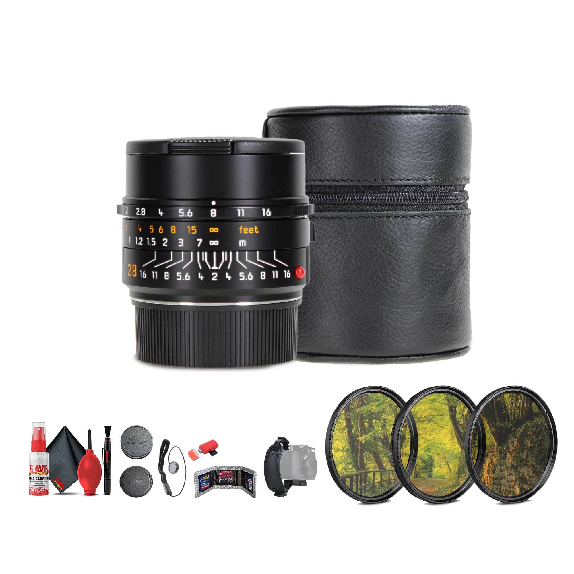 Leica - Summicron-M 28mm f/2 ASPH. Lens (Leica M, 2023 Version) + Sling Backpack + More - Black price history on PriceWatchPro