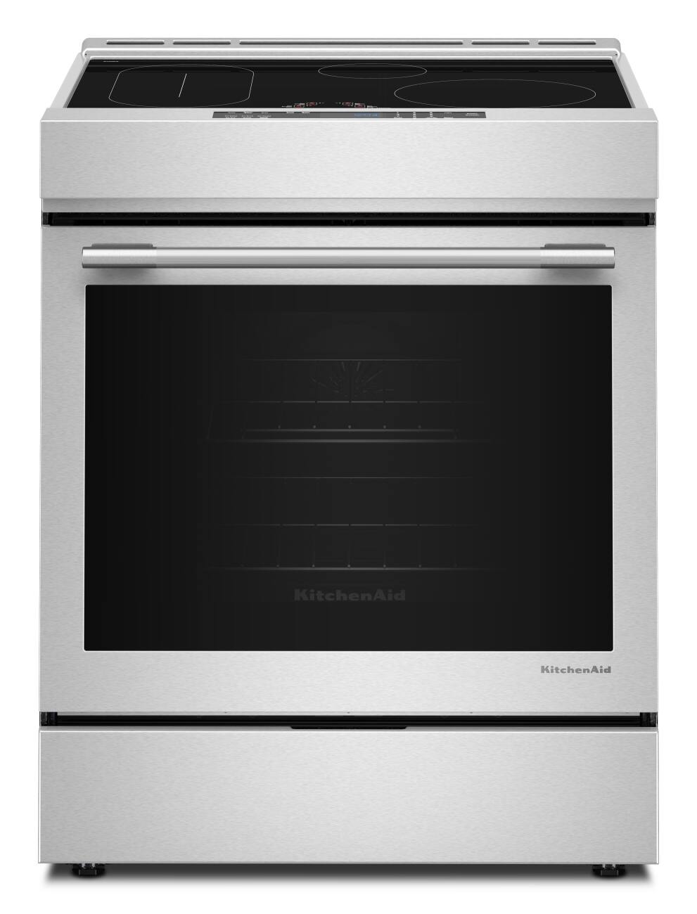 KitchenAid 30 Inch 4 Element Induction Slide In Convection Range with ...