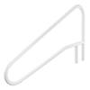 Front. VEVOR - Pool Rail, 54 x 32 inch Pool Handrail, 220 lbs Load Capacity Heavy Duty Stainless Steel Swimming Handrail - White.