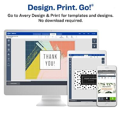 Design. Print. Go!®

Go to Avery Design & Print for templates and designs. No download required.

THANK YOU!

JESSICA GRAD Dermalion