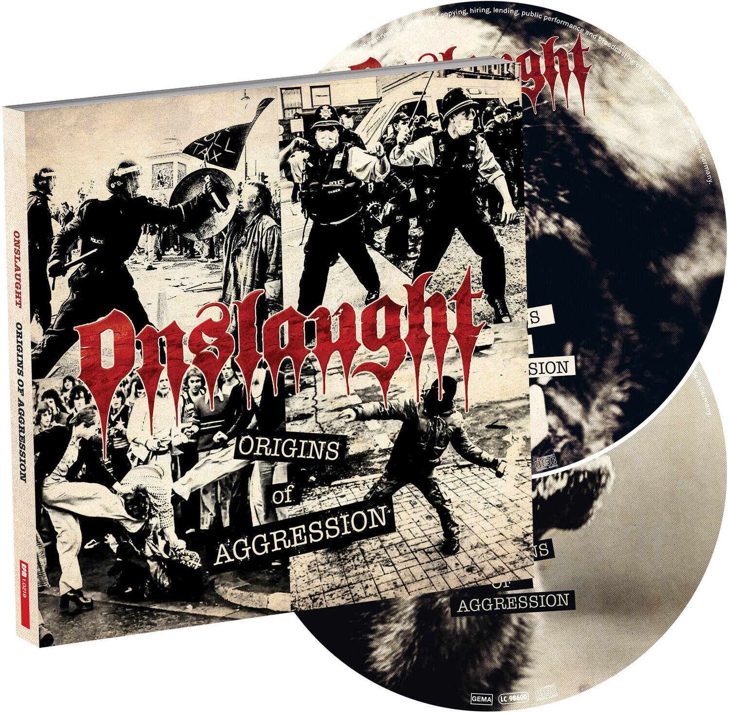 Onslaught - Origins Of Aggression   - COMPACT DISCS [CD] price history on PriceWatchPro