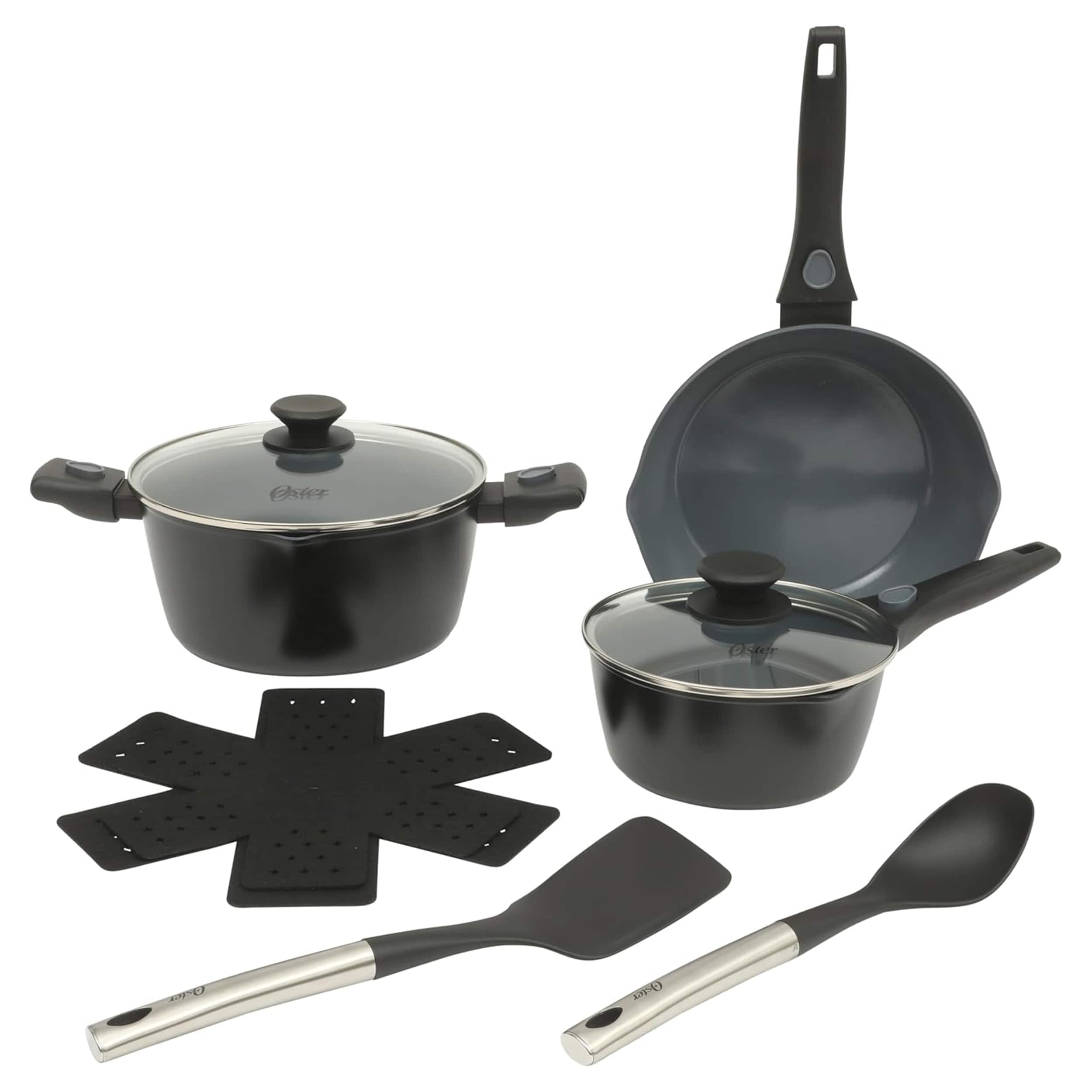 あん　searoomlynn 新品未使用　3点セット Oster SmartHandle Advance 13 Piece Nonstick Cookware Combo Set in