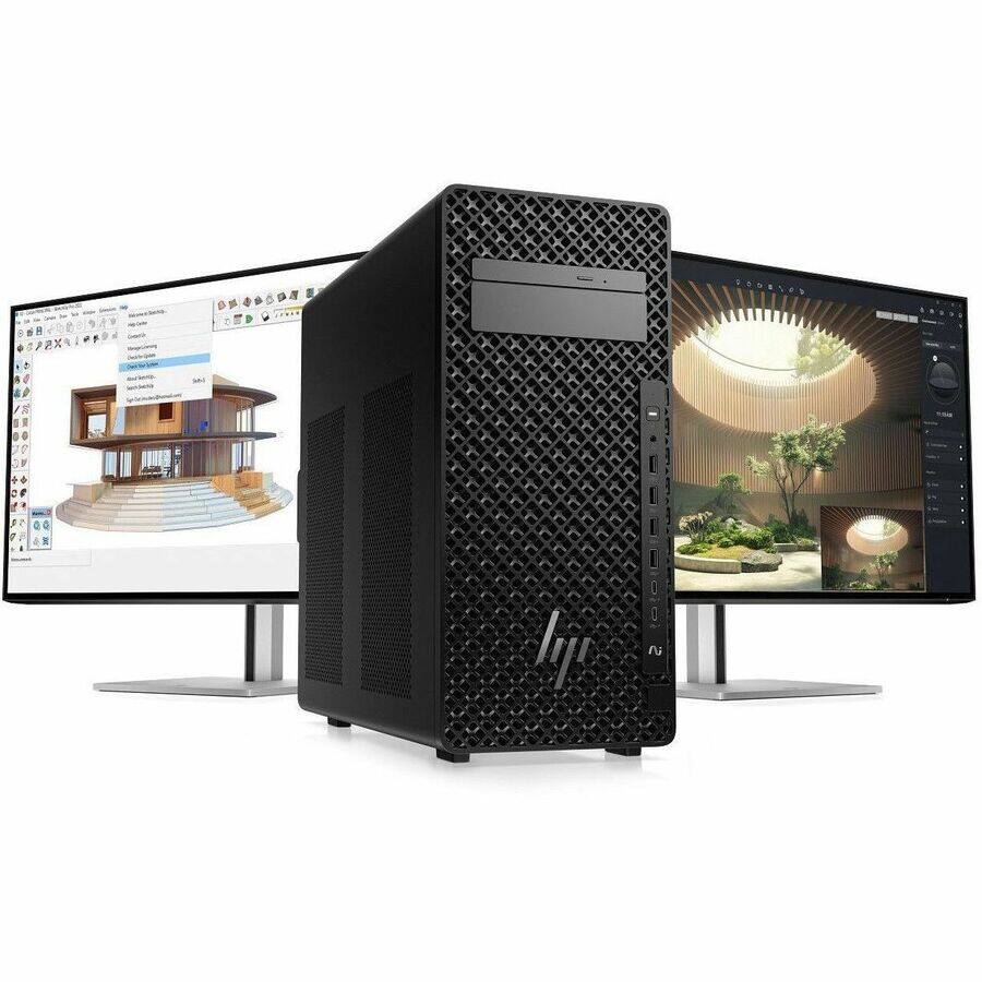 Alt View 7. HP - HP Z2 G1i Workstation - Intel Core Ultra 5 235 - 32 GB - 1 TB SSD - Tower - Black - Intel W880 Chip - Windows 11 Pro - Black.