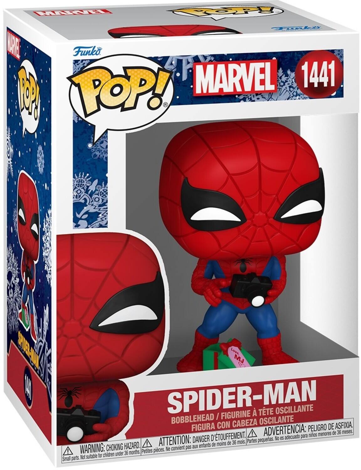 MARVEL 1441 Funko POP! SPIDER-MAN BOBBLEHEAD / FIGURINE À TÊTE OSCILANTE

WARNING: CHOKING HAZARD. Small parts. Not suitable for children under 36 months. Petites pièces. No es adecuado para niños menores de 36 meses. Partes pequeñas. Attention: danger d'étouffement. Peligro de asfixia. ADVERTENCIA: peligro de asfixia. DANGER D'ETOUFFEMENT. PARA NIÑOS MENORES DE 36 MESES. Partes pequeñas. Not suitable for children under 36 months. Petite pièces. No es adecuado para niños menores de 36 meses. Partes pequeñas. Attention: danger d'étouffement. Peligro de asfixia. ADVERTENCIA: peligro de asfixia. DANGER D'ETOUFFEMENT. PARA NIÑOS MENORES DE 36 MESES. Partes pequeñas. Not suitable for children under 36 months. Petite pièces. No es adecuado para niños menores de 36 meses. Partes pequeñas. Attention: danger d'étouffement. Peligro de asfixia. ADVERTENCIA: peligro de asfixia. DANGER D'ETOUFFEMENT. PARA NIÑOS MENORES DE 36 MESES. Partes pequeñas. Not suitable for children under 36 months. Petite pièces. No es adecuado para niños menores de 36 meses. Partes pequeñas. Attention: danger d'étouffement. Peligro de asfixia. ADVERTENCIA: peligro de asfixia. DANGER D'ETOUFFEMENT. PARA NIÑOS MENORES DE 36 MESES. Partes pequeñas. Not suitable for children under 36 months. Petite pièces. No es adecuado para niños men