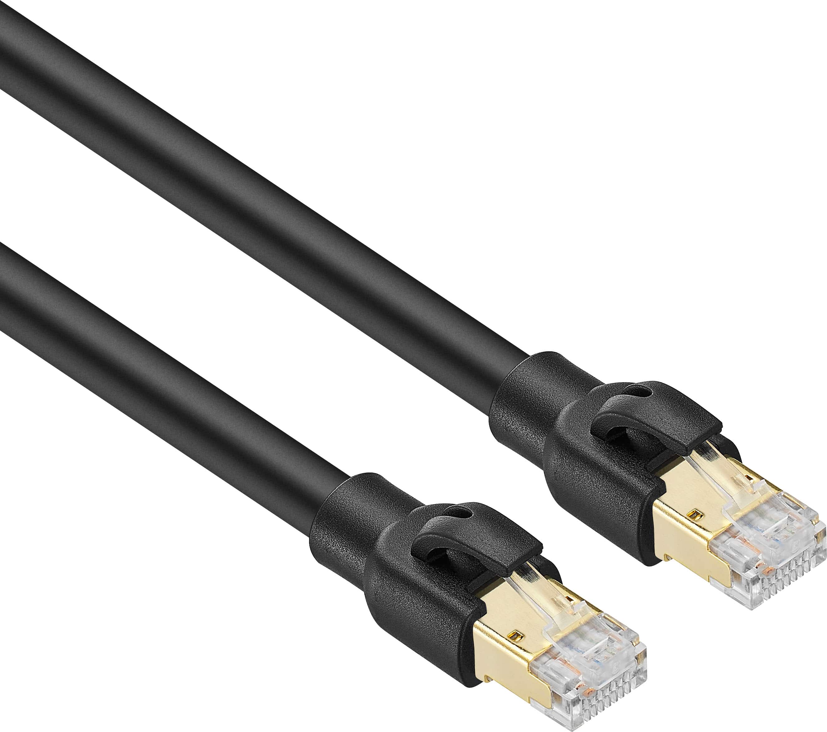 Alt View 13. Insignia™ - 10 ft. Cat-8 Ultra High-Speed Ethernet Cable - Black.