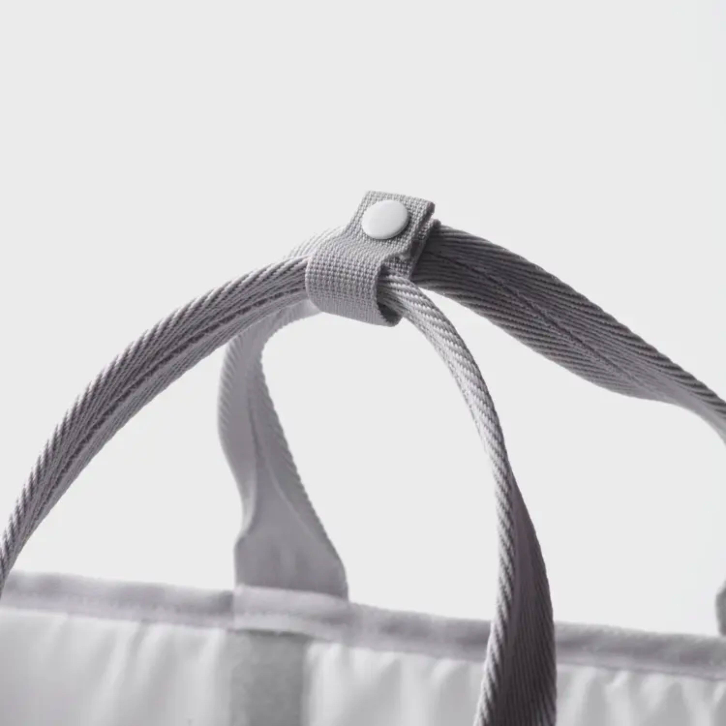 Alt View 1. Kitcheniva - Diaper Caddy Organizer Bag - grey.