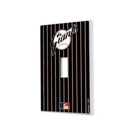 Keyscaper - San Francisco Giants 1958-1967 Cooperstown Pinstripe Single Toggle Light Switch Plate - Multicolor