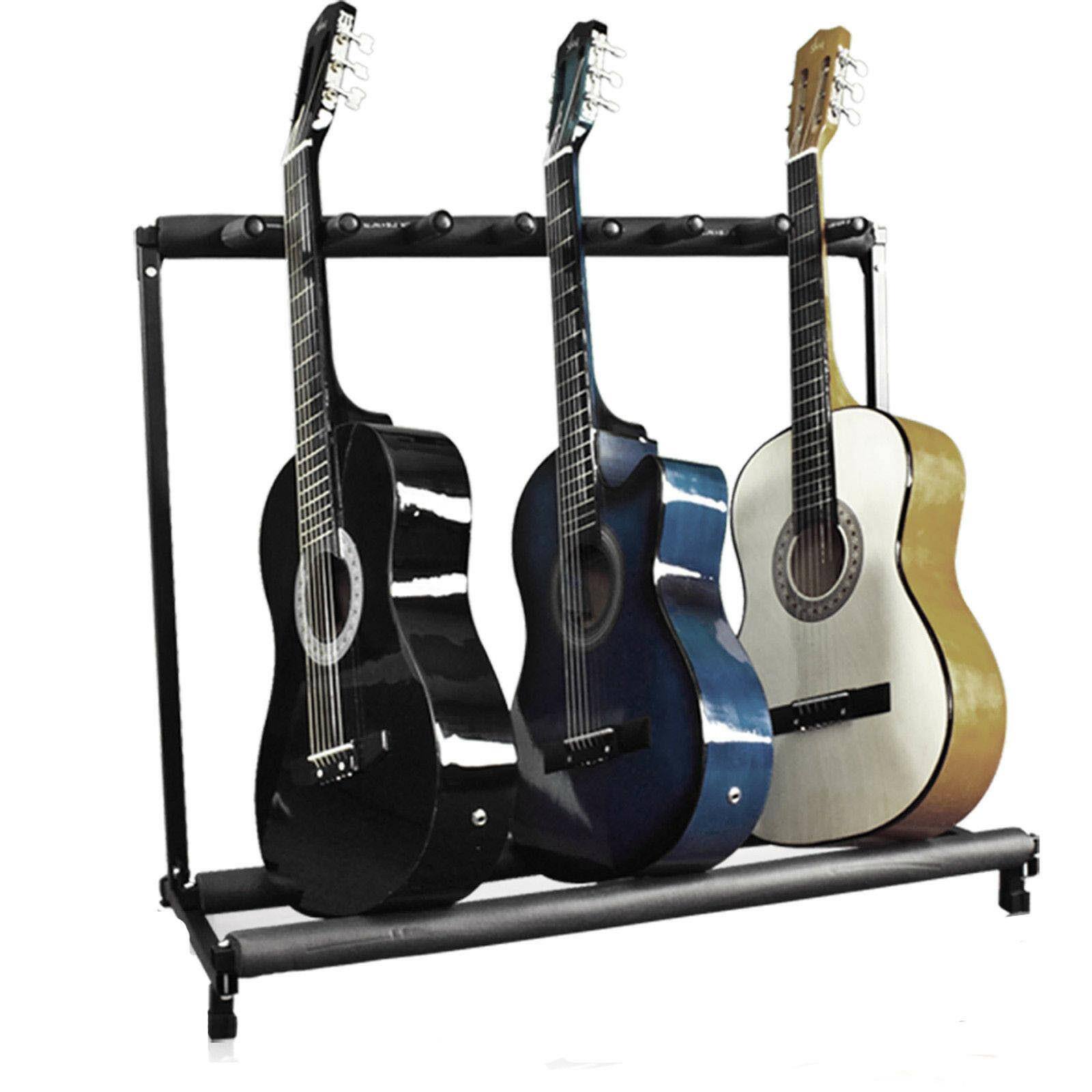 Angle. Winado - Guitars Stand Display Stand Guitar & Ukulele & Bass & Banjo Holder for Band, Studio, Home (7 Holder).