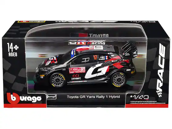 - 14+ AGES
- ENEO
- E CUP C
- urago
- 1/49 AA
- 3R Racing
- 1 d KIMTO
- IBC TAMADIC
- stlo
- 17
- S.Ogier
- V.Landais
- PMAA
- o Portugol
- HY
- DUES
- RACE
- OL
- FUEL
- UUEL
- nTEN
- CCi (FIT-EASY)
- TOTUTS
- no SA
- XSRO
- Toyota GR Yaris Rally 1 Hybrid
- *1/43
- and
- U RITdL
- a1le
- Ed
- aT
- A8
- eeie
- the approximate wale
- o manations
- nit
- 14 fat eference
- a 2 laille approximative de rchellic certaines variantes peuvet
- FaIOH