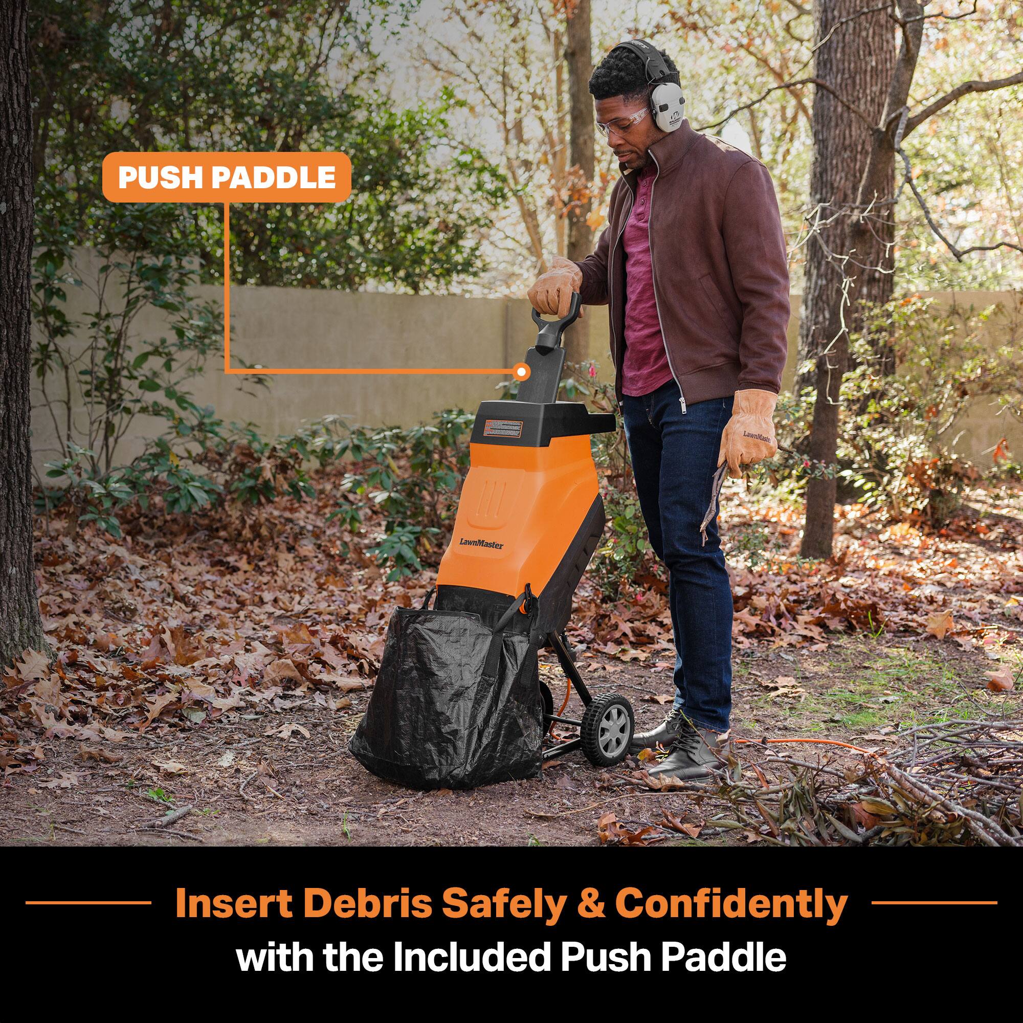 PUSH PADDLE

Summering

Laveltate

LaveMaster

Insert Debris Safely & Confidently with the Included Push Paddle