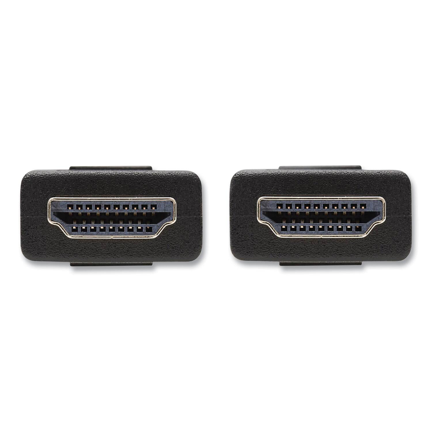 Alt View 3. Tripp Lite - P569-010 10 ft. Ultra HD 4K x 2K High Speed (M/M) HDMI Cable with Ethernet - Black - Black.