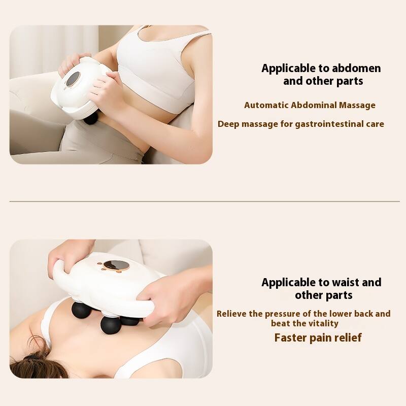 Applicable to abdomen and other parts  
Automatic Abdominal Massage  
Deep massage for gastrointestinal care  

Applicable to waist and other parts  
Relieve the pressure of the lower back and beat the vitality  
Faster pain relief