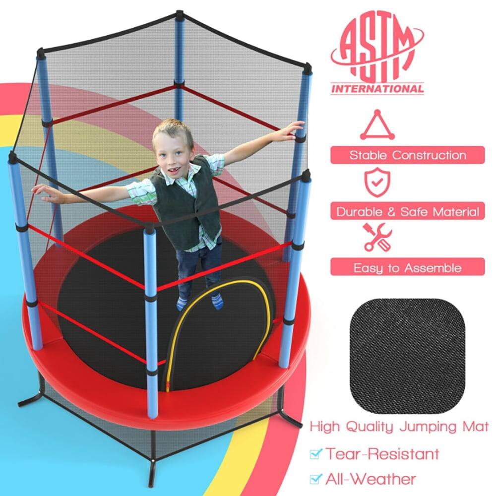 ASTM INTERNATIONAL

- Stable Construction
- Durable & Safe Material
- Easy to Assemble

High Quality Jumping Mat
- Tear-Resistant
- All-Weather