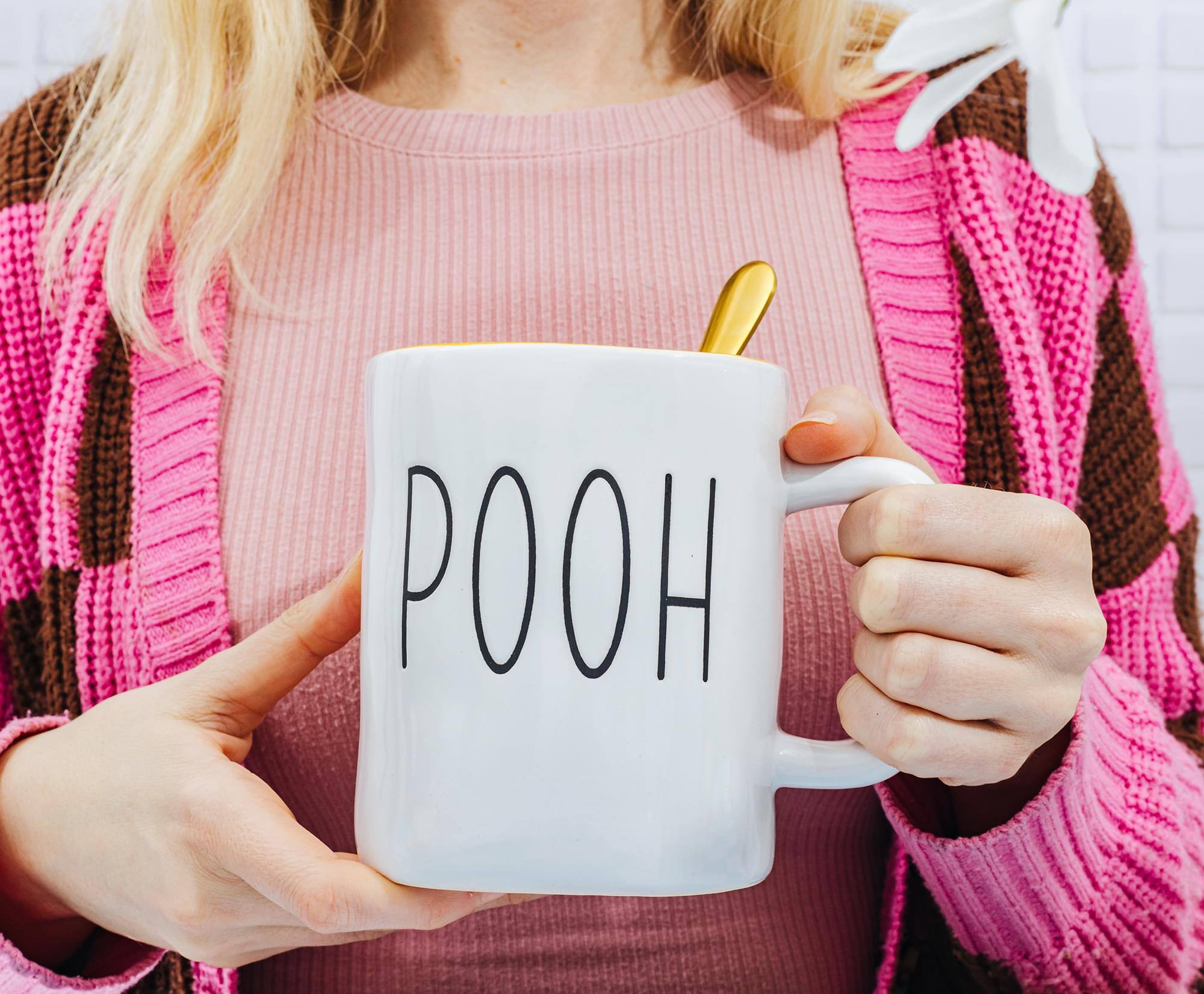 Alt View 10. Disney - Disney Winnie the Pooh Ceramic Pottery Mug | Holds 25 Ounces - White.