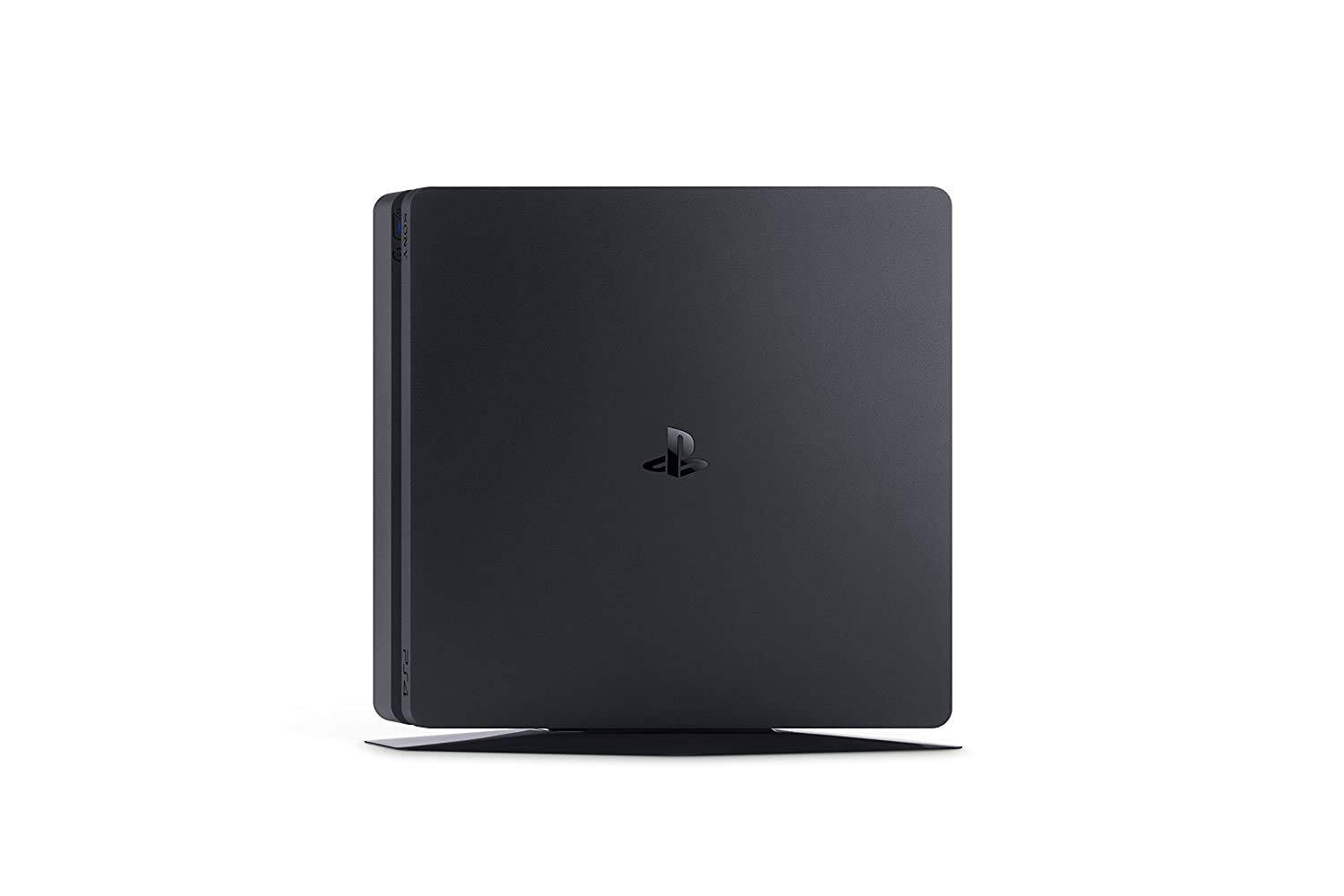 Left. Sony - PlayStation 4 Slim 500GB Console , - Black - black.