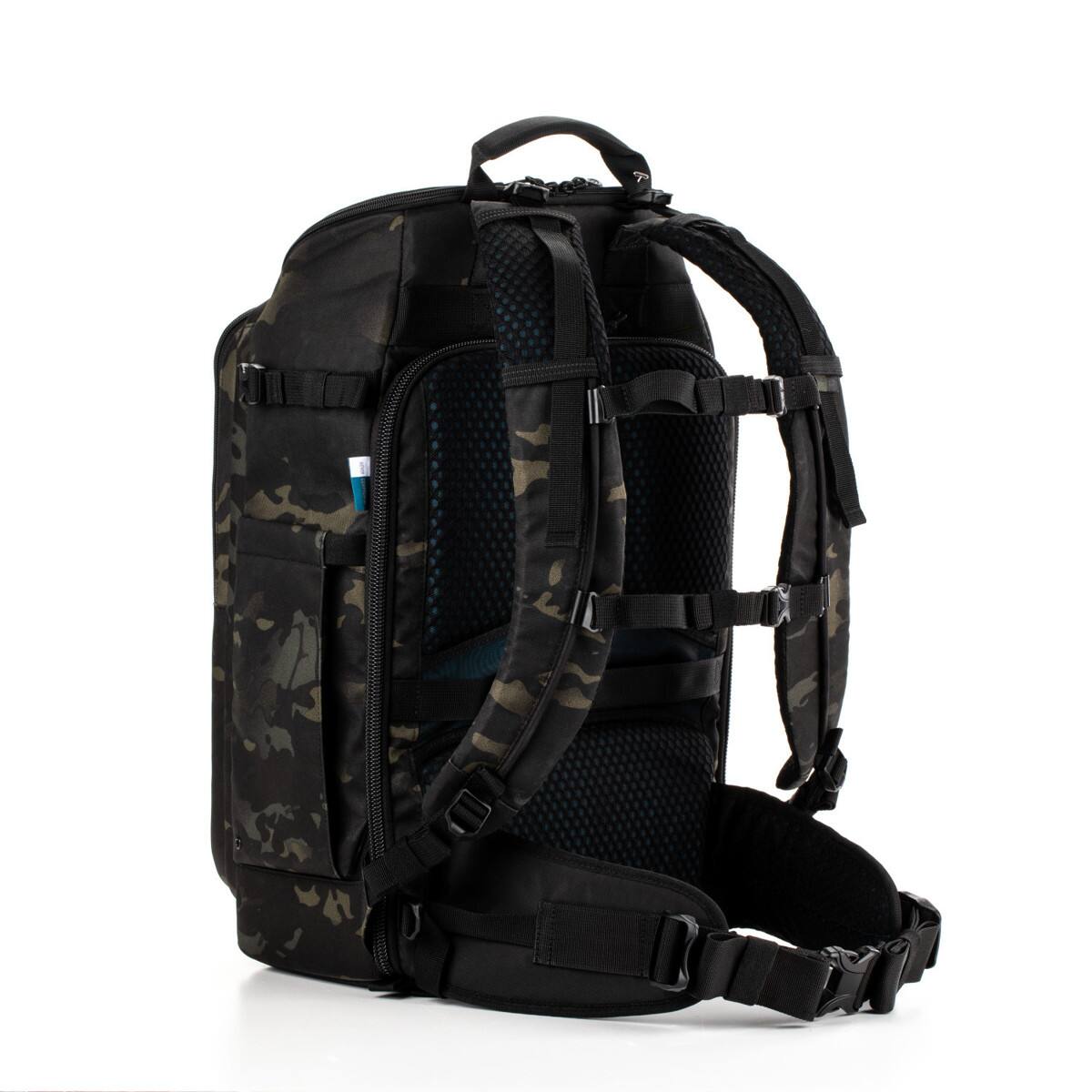 Alt View 4. Tenba - Tenba Axis V2 24L Camera and Laptop Backpack, MultiCam Black.