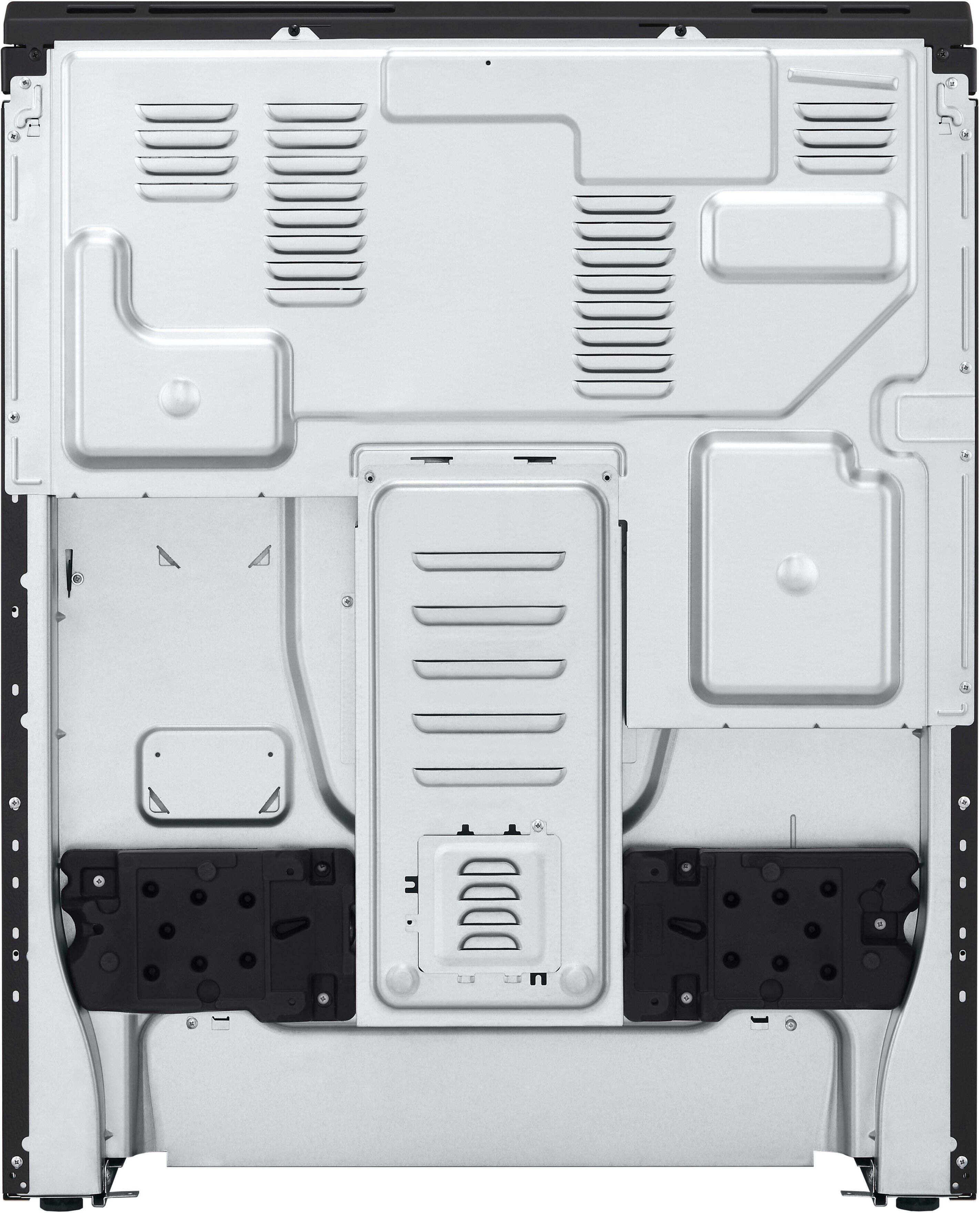 Alt View 21. LG - 6.3 Cu. Ft. Smart Slide-In Electric True Convection Range with EasyClean and AirFry - PrintProof Stainless Steel.