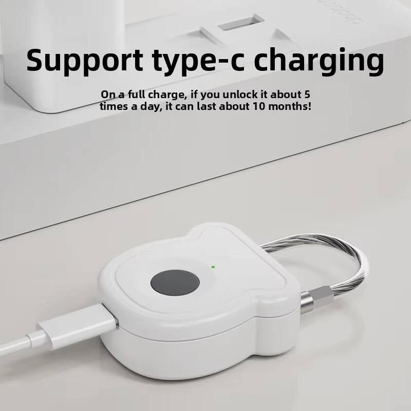 Support type-c charging

On a full charge, if you unlock it about 5 times a day, it can last about 10 months!