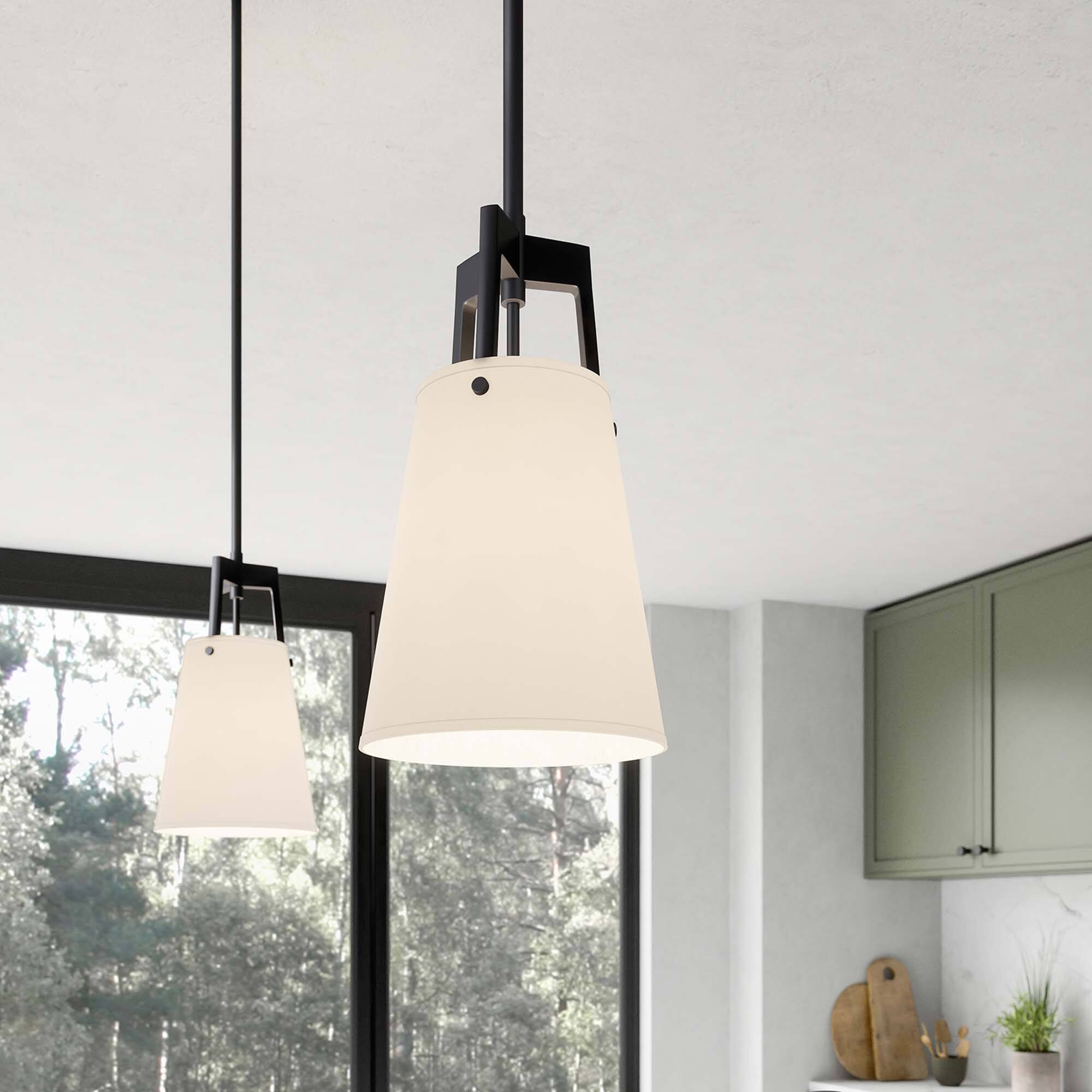Alt View 1. Modway - Aspire Pendant Light by Modway - White Bronze.