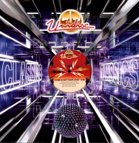 Sure, here is the corrected and grouped text:

---

**Unidisc**

**CLASSICS**

**CLASSICS**

**Unidisc LIVE**

**"COME & GET YOUR LOVE"**

**8:36**

---

This text appears to be from an album cover or promotional material for a music release.