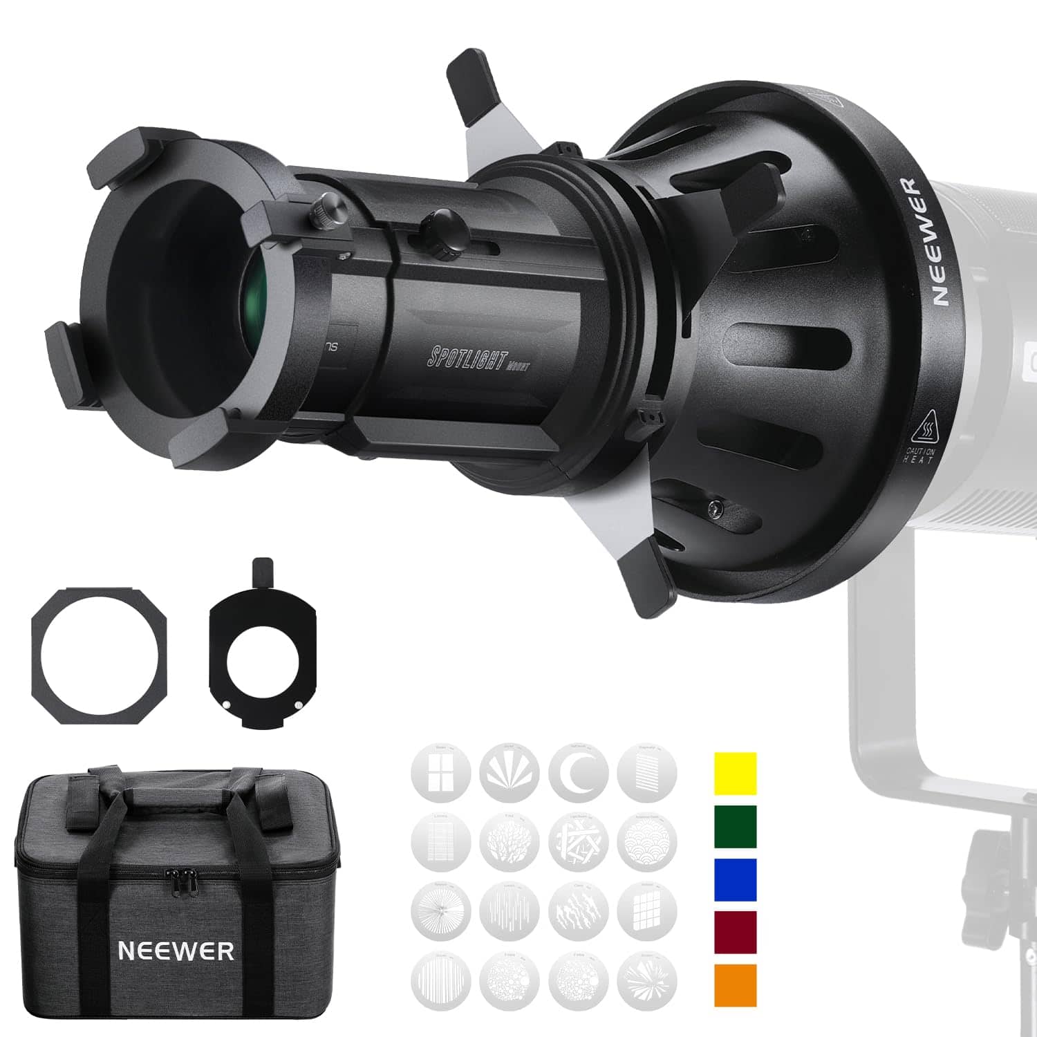 Neewer - Bowens Snoot Kit w/ 40° Lens, 16 Gobos, 5 Gels price history on PriceWatchPro