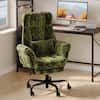 Front. Bestier - Ergonomic Office Chair with Massage, Swivel Computer Chair with Headrest Lumbar Support, Vanity Chair for Home Office - Green.