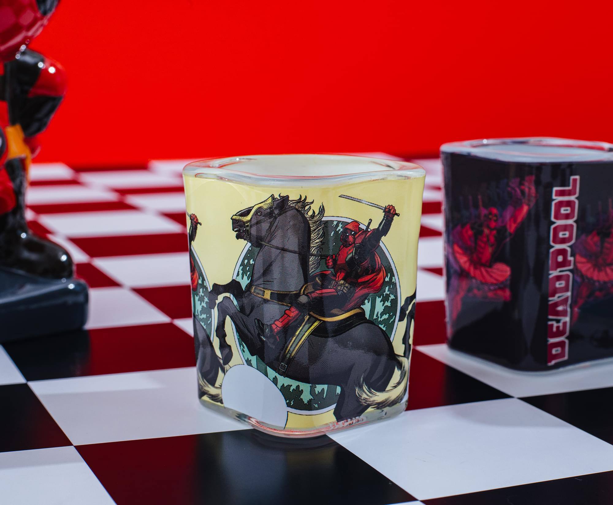 Alt View 10. Marvel - Marvel Deadpool 2-Ounce Mini Shot Glasses | Set of 4 - Multicolored.