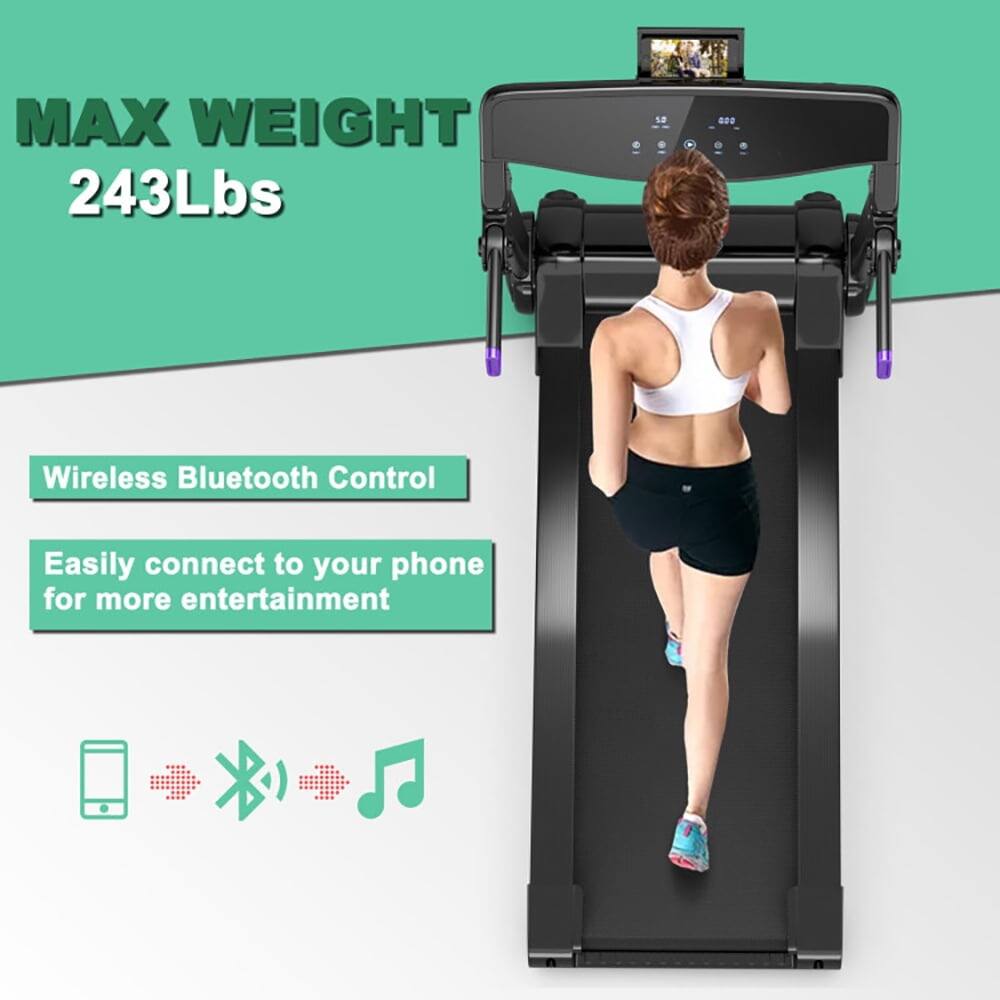 MAX WEIGHT  
243Lbs  

Wireless Bluetooth Control  
Easily connect to your phone for more entertainment