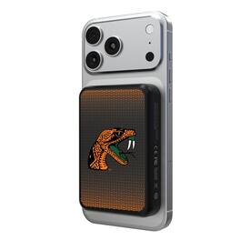 Keyscaper - Florida A&M Rattlers Wireless Magnetic Power Bank - Black
