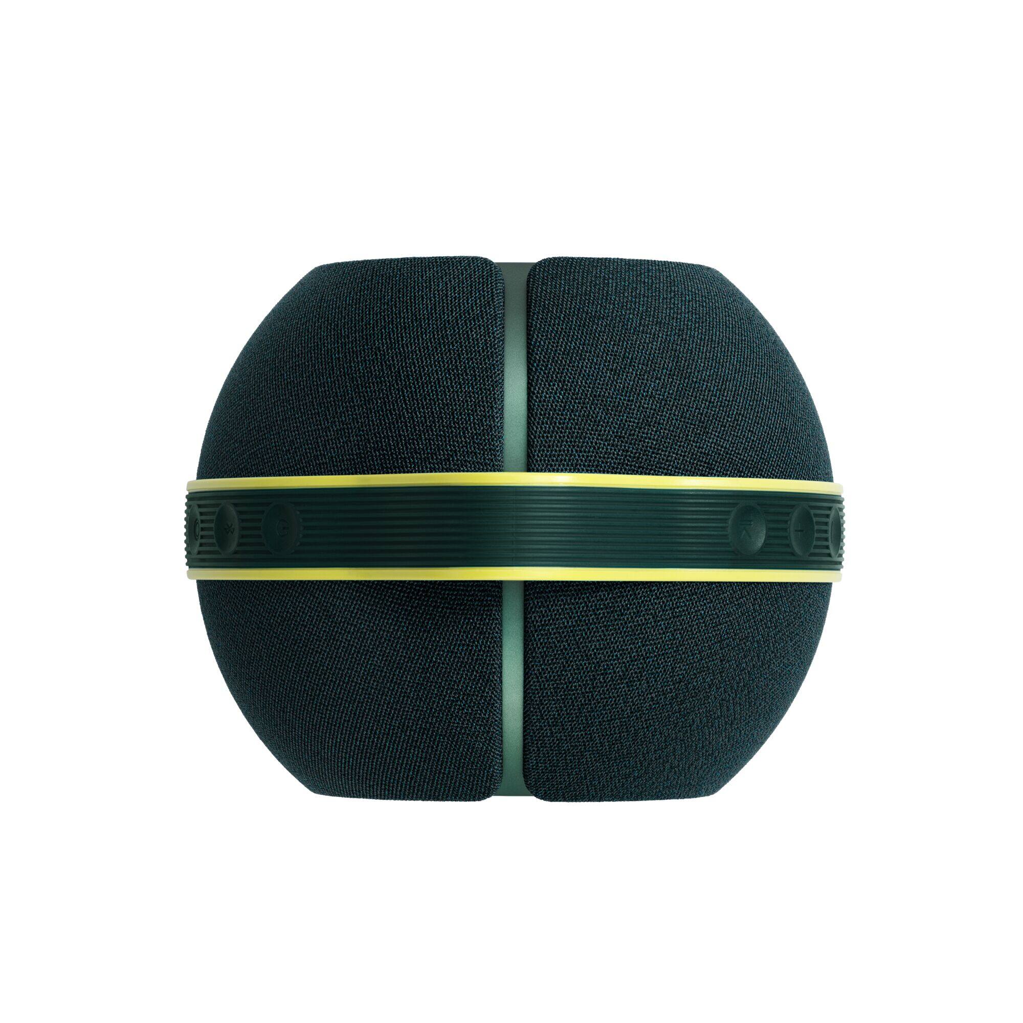 Alt View 2. Devialet - Mania Portable Bluetooth and Wi-Fi Capability Speaker (w/Cocoon Dock) - Moss Green.
