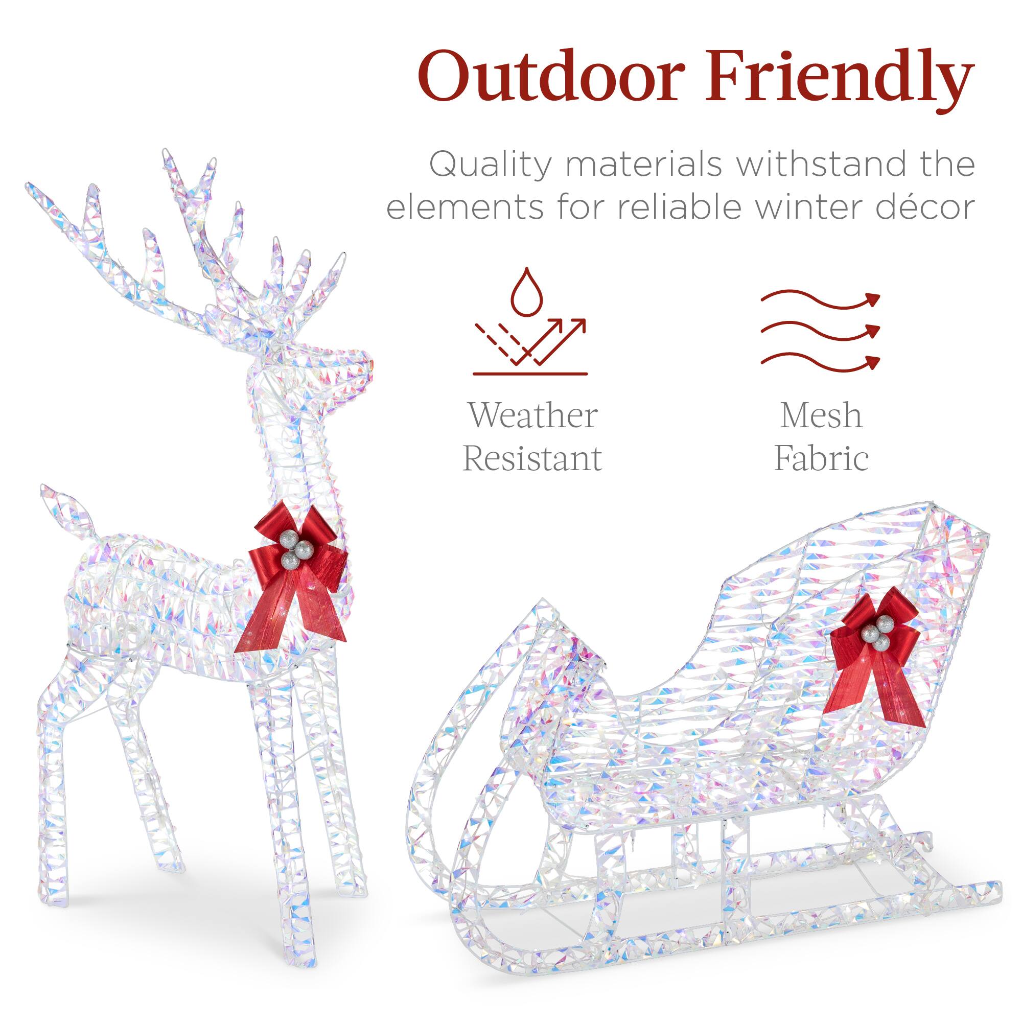 Outdoor Friendly

Quality materials withstand the elements for reliable winter décor

Weather Resistant

Mesh Fabric