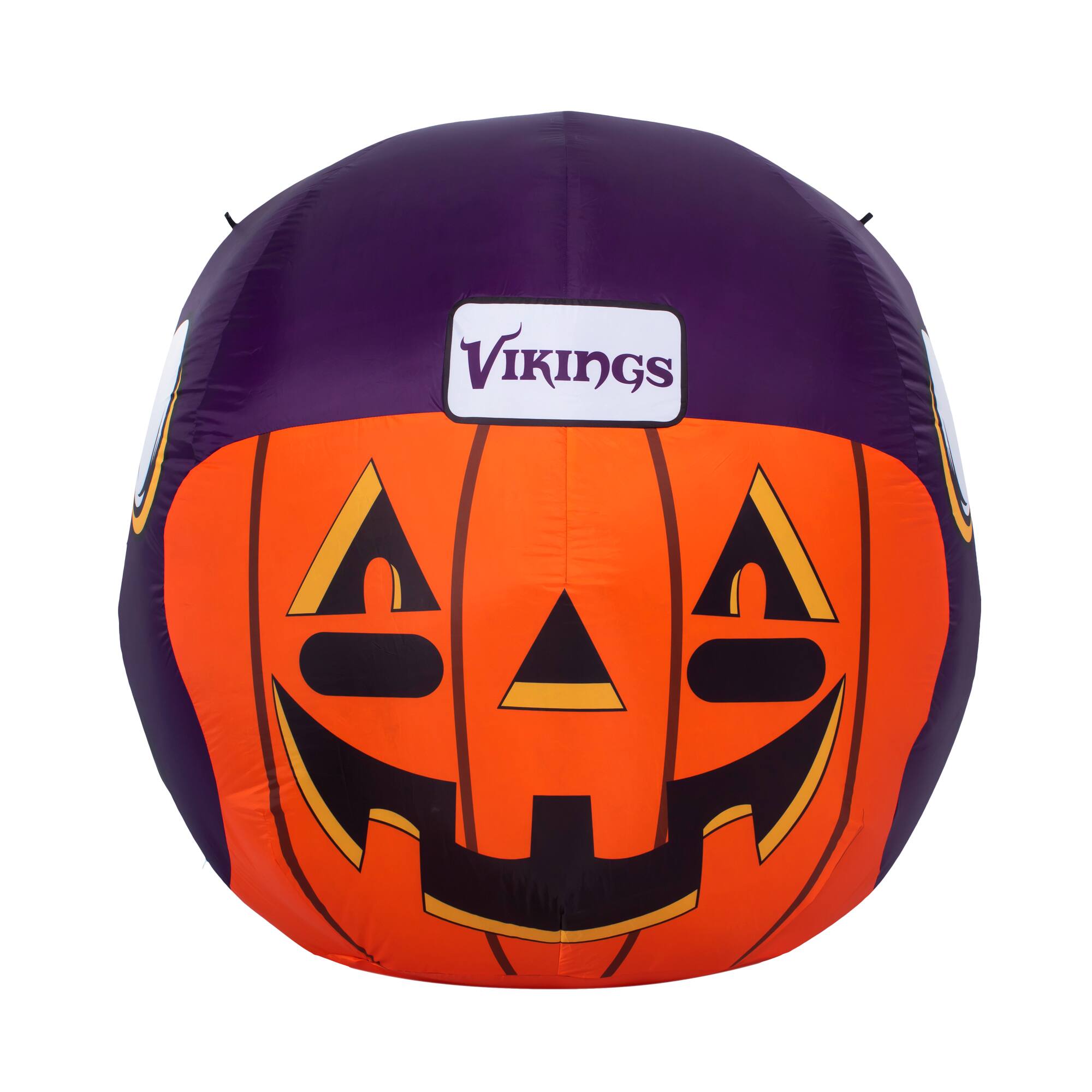 Alt View 1. Sporticulture - Minnesota Vikings 4' Inflatable Jack-O'-Helmet - Multicolor.