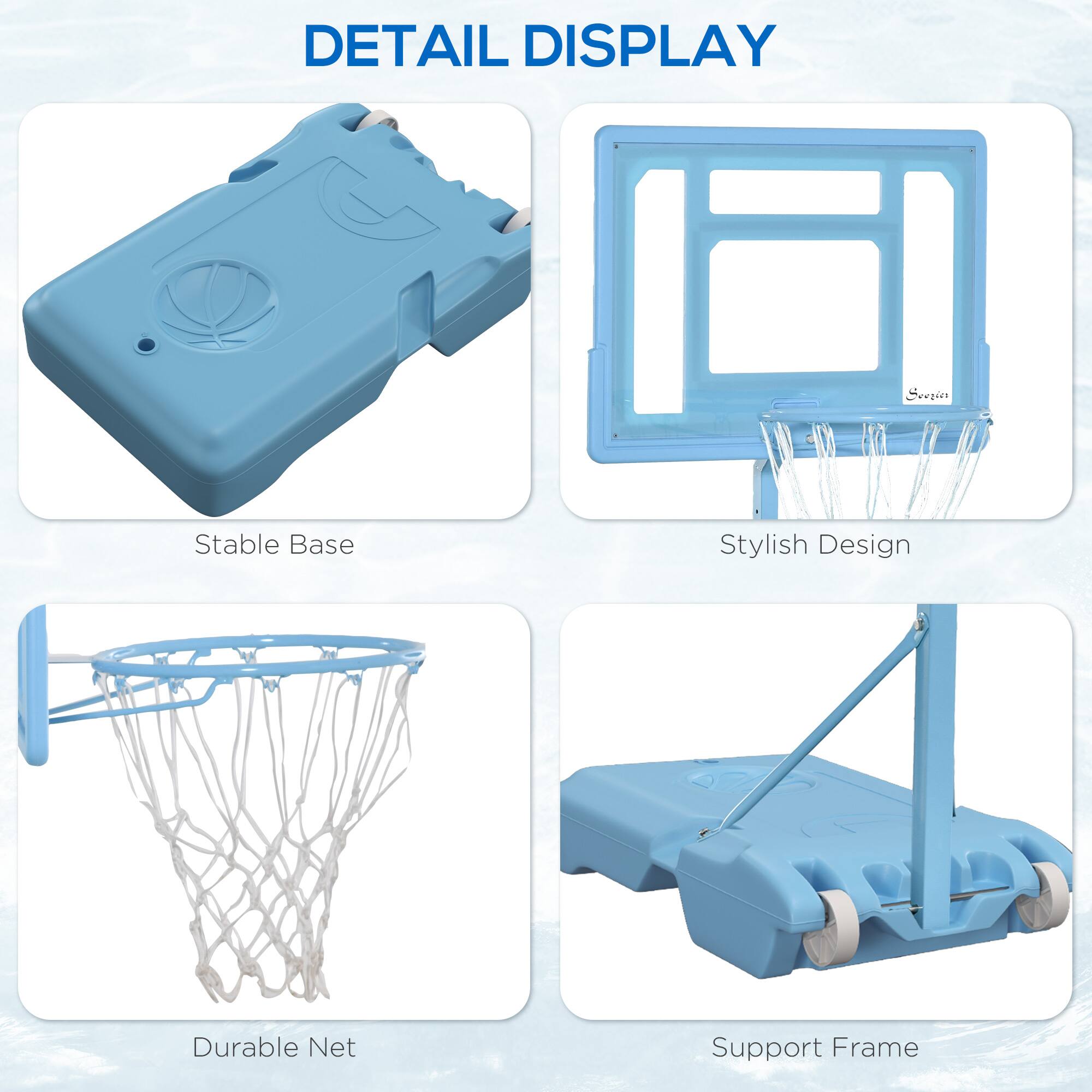 DETAIL DISPLAY

- Stable Base
- Stylish Design
- Durable Net
- Support Frame
