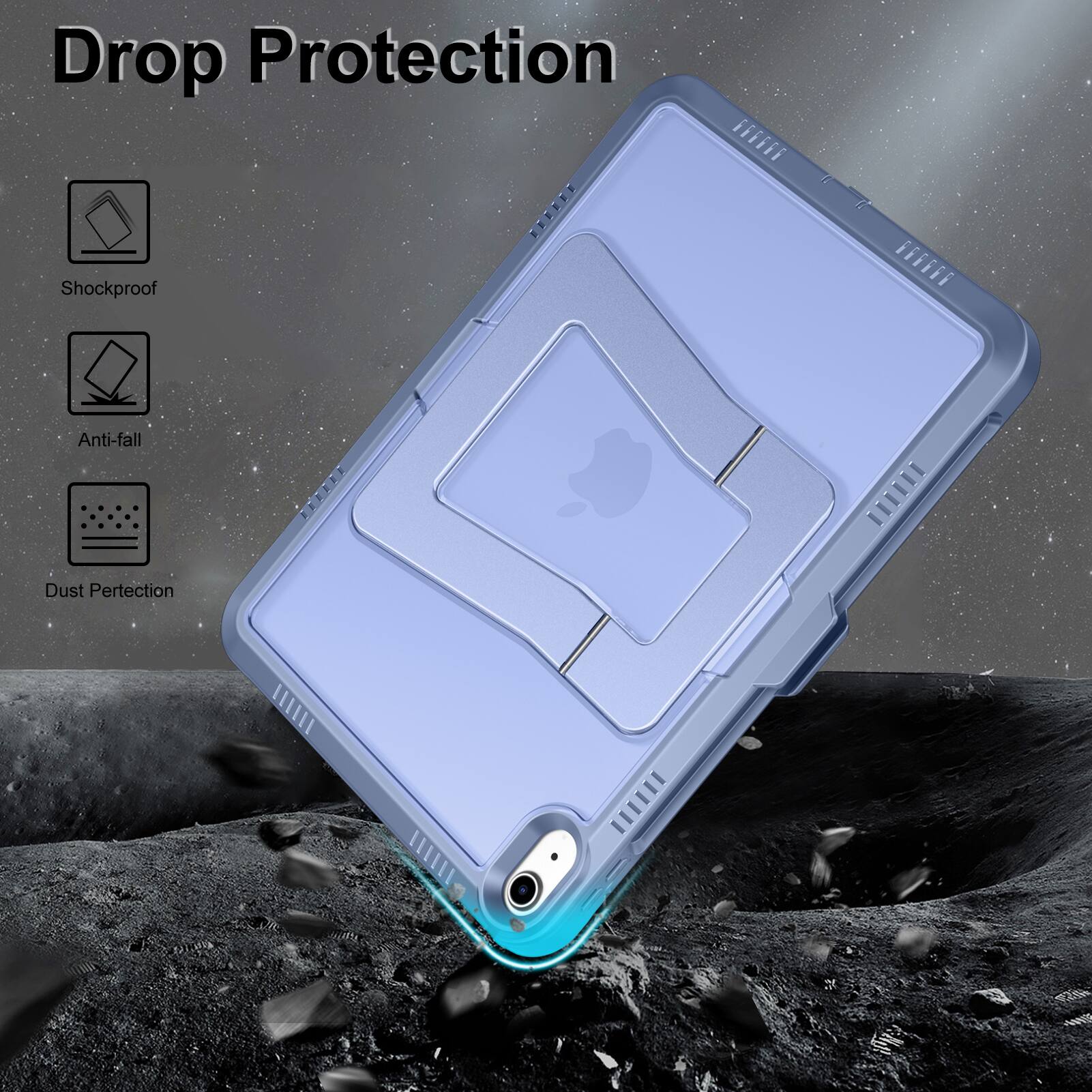 Drop Protection

- Shockproof
- Anti-fall
- Dust Protection