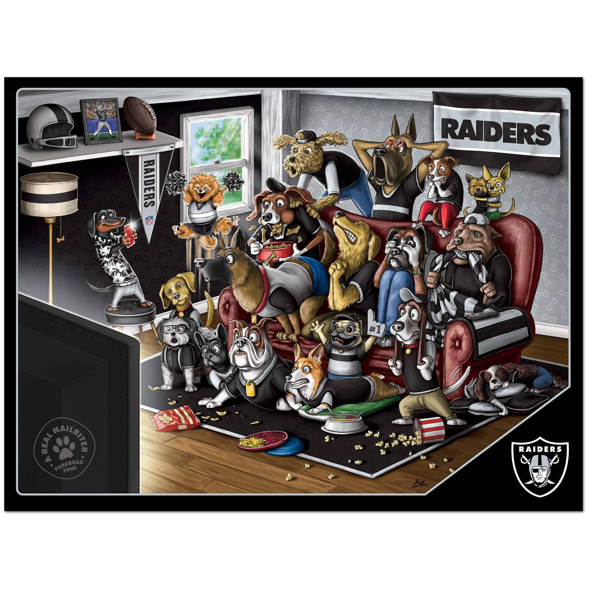 RAIDERS #1 REAL NAILBITER A PUREBRED PANS RAIDERS

A REAL NAILBITER
A PUREBRED
FAN

RAIDERS