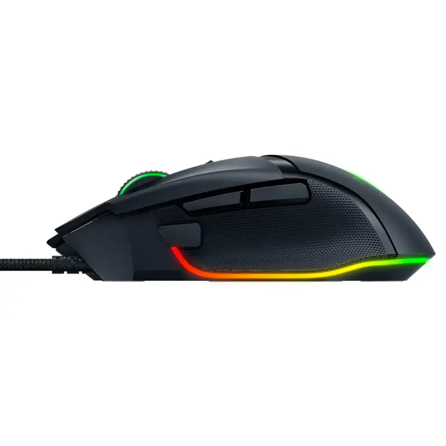 Alt View 16. Razer - Basilisk V3 Optical Gaming Mouse with Chroma RBG Lighting - Black.