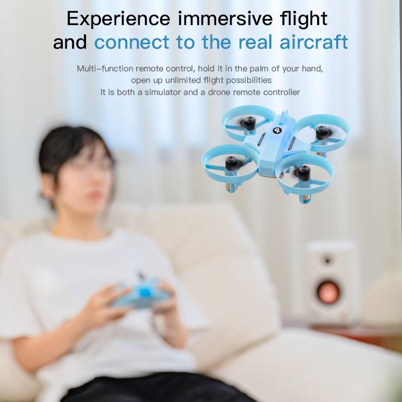 Experience immersive flight and connect to the real aircraft

Multi-function remote control, hold it in the palm of your hand, open up unlimited flight possibilities

It is both a simulator and a drone remote controller