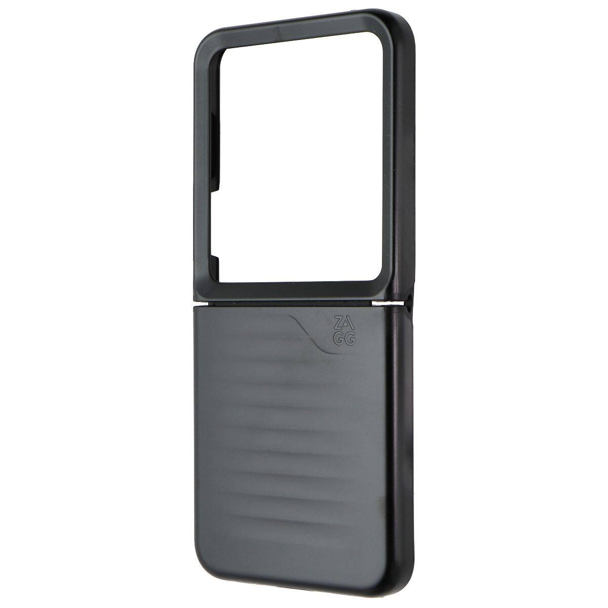 Front. ZAGG - ZAGG Bridgetown Ultra Slim Protect Series for Samsung Galaxy Z Flip5 - Black - Black.