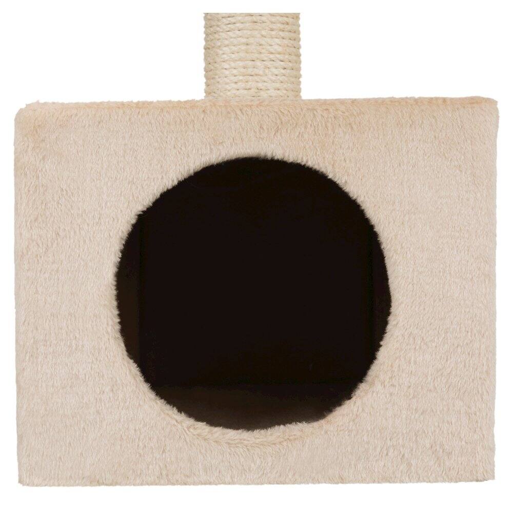 Alt View 1. TRIXIE - San Fernando Plush & Sisal 3-Level Cat Tree, Scratching Posts & Condo - Beige.