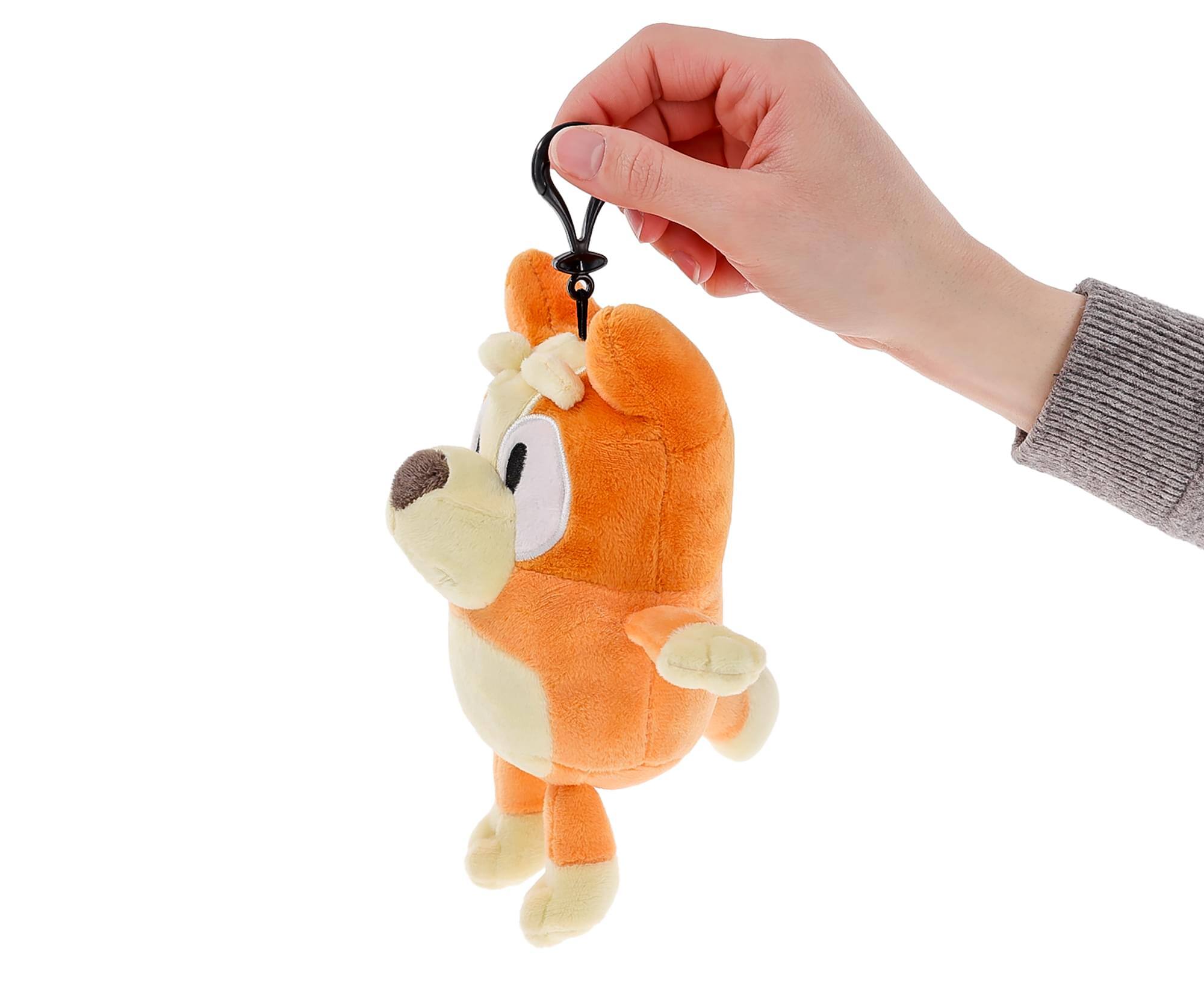 Alt View 3. Accessory Innovations Company - Bluey Bingo 8 Inch Zipper Plush with Backpack Clip - Multi-Color.