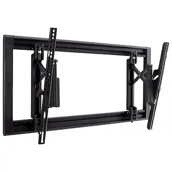 Front. SANUS Elite - Tilting TV Wall Mount for 42”-90” TVs up to 150lbs, 12 deg Tilt w/ 6.8” Extension, DIY TV Mount w/ Included Hardware - Black.