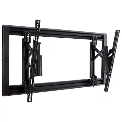 Front. SANUS Elite - Tilting TV Wall Mount for 42”-90” TVs up to 150lbs, 12 deg Tilt w/ 6.8” Extension, DIY TV Mount w/ Included Hardware - Black.