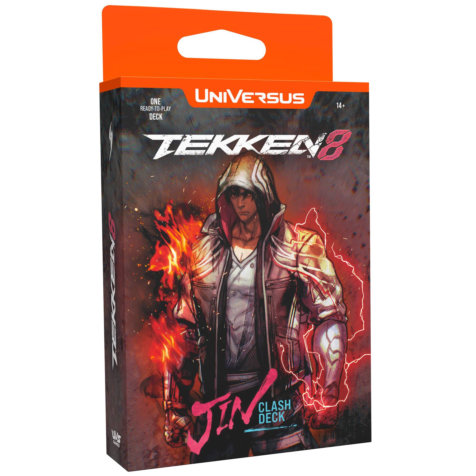 ONE UNIVERSUS 14+ READY-TO-PLAY DECK TEKKEN 8 JIN CLASH DECK