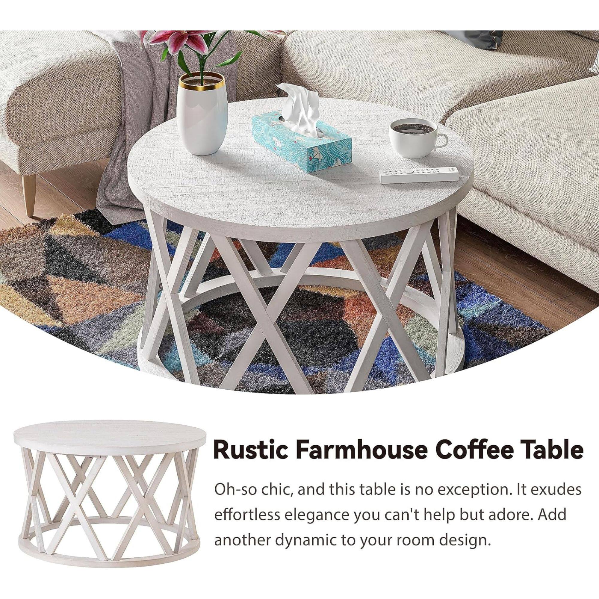 Rustic Farmhouse Coffee Table

Oh-so chic, and this table is no exception. It exudes effortless elegance you can't help but adore. Add another dynamic to your room design.